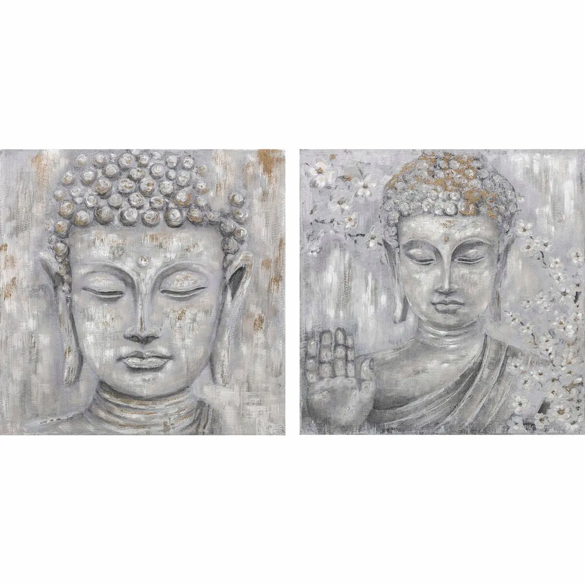 Canvas Dkd Home Decor Pinewood Canvas 100 X 2,4 X 100 Cm 1
