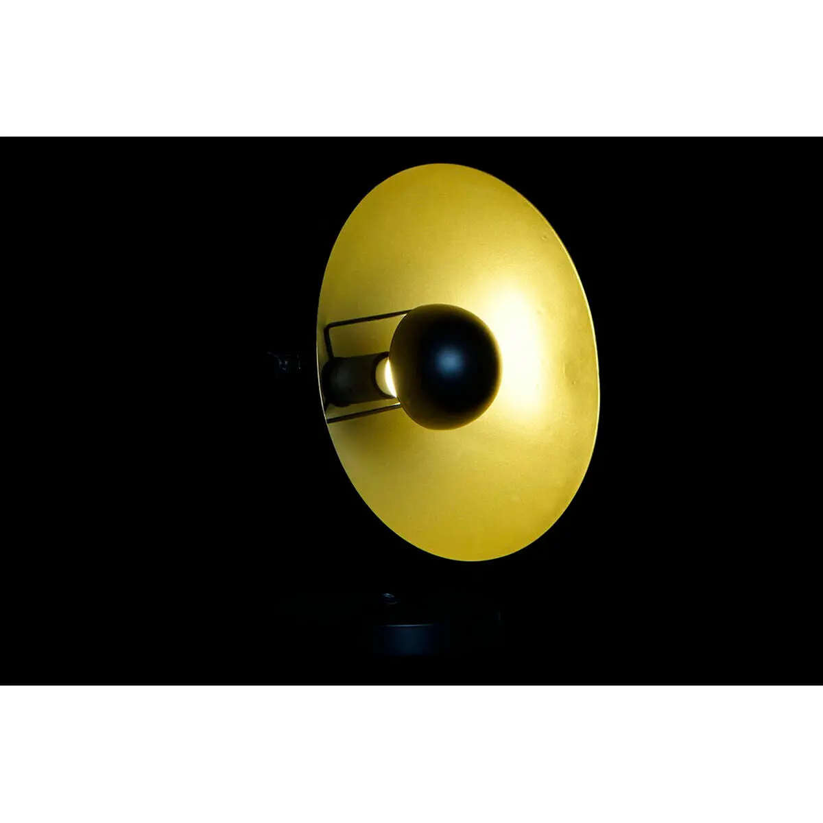 Desk Lamp Dkd Home Decor Black Golden Metal (34 X 22 X 35 Cm) 2