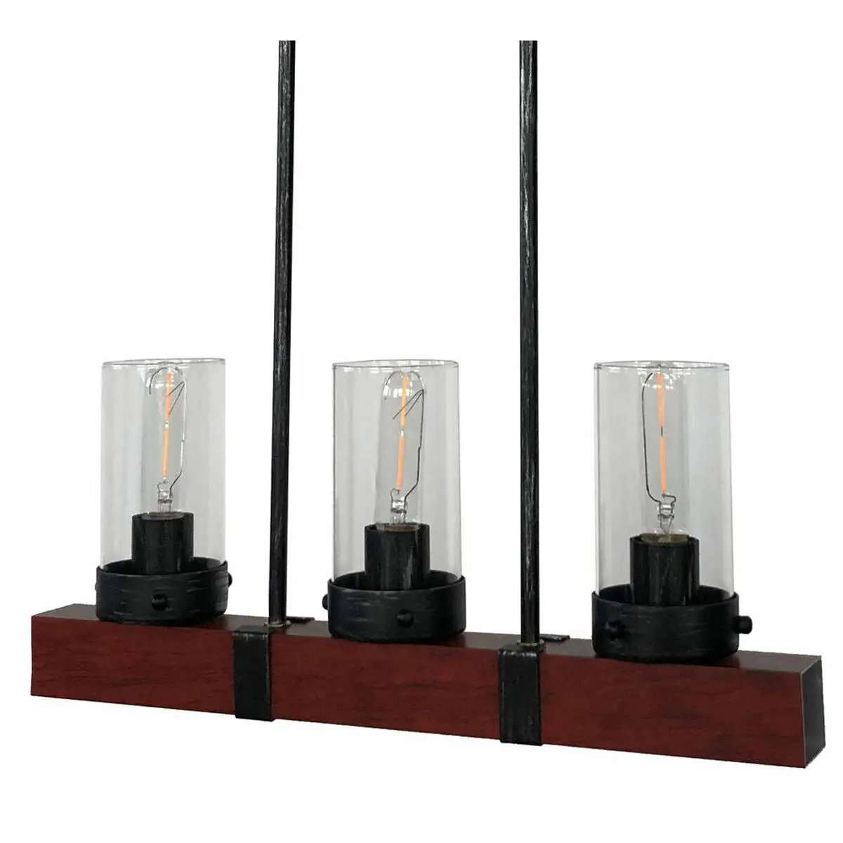 Ceiling Light Dkd Home Decor Crystal Black Brown Aluminium (50 X 8 X 21 Cm) 1