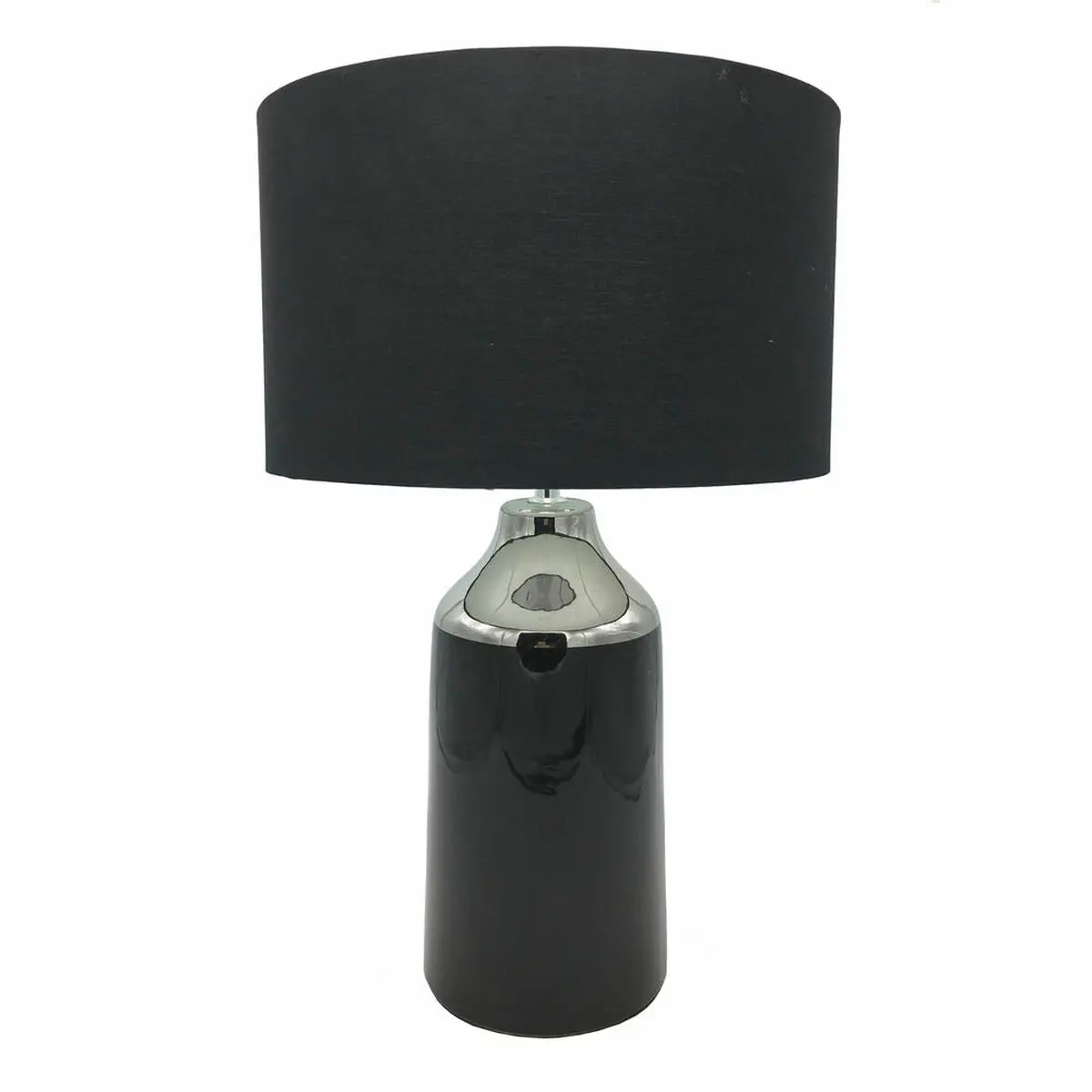Desk Lamp Dkd Home Decor Black Multicolour Silver Metal Stoneware 50 W 220 V 32 X 32 X 52 Cm 1