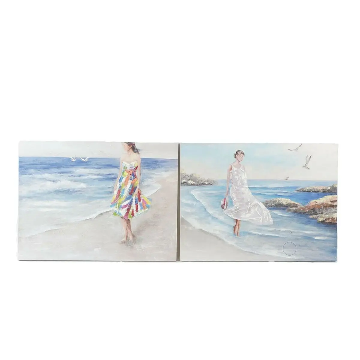 Painting Dkd Home Decor 120 X 3,5 X 90 Cm Mediterranean (2 Units) 1