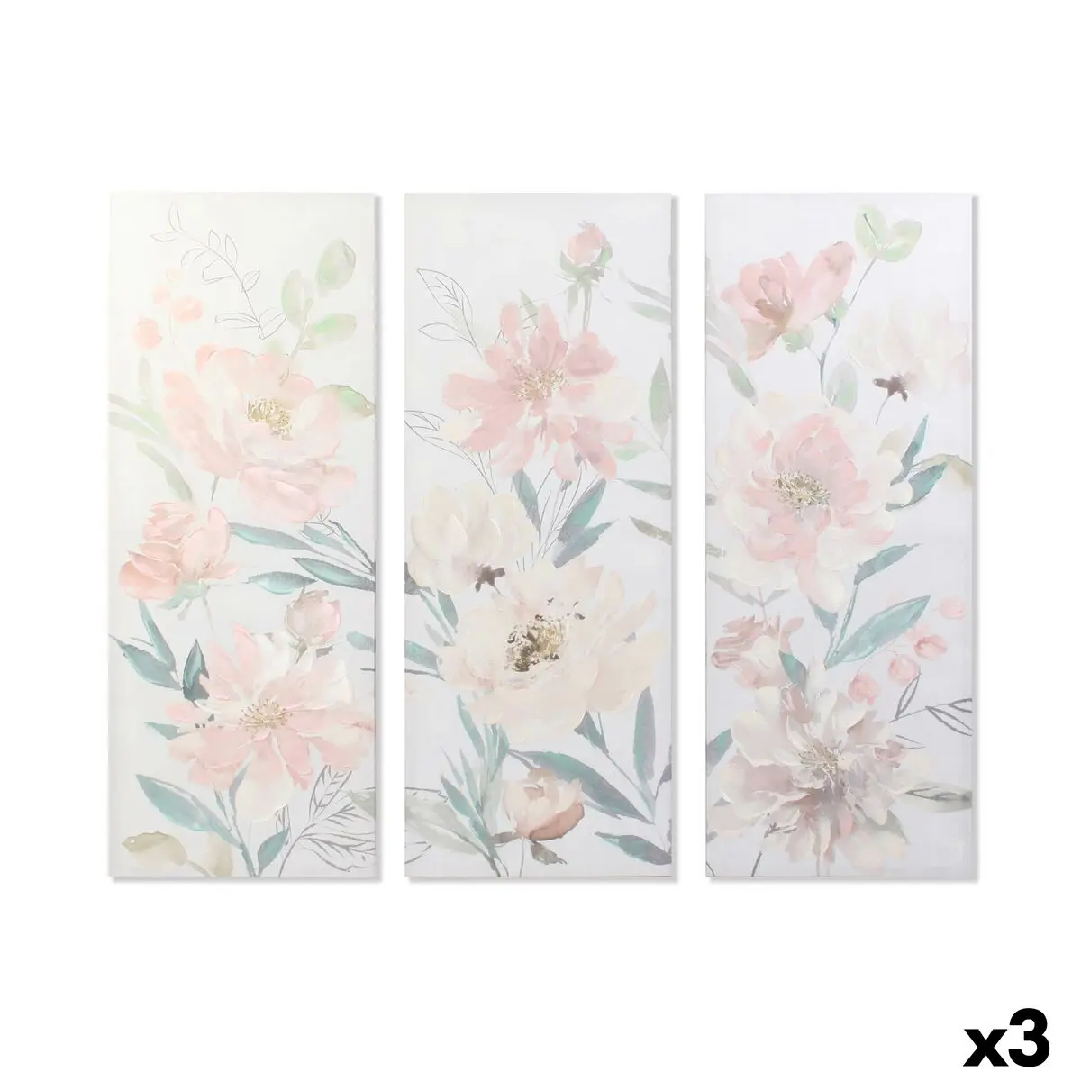 Canvas Dkd Home Decor Canvas Mdf Wood 55 X 3 X 135 Cm 1