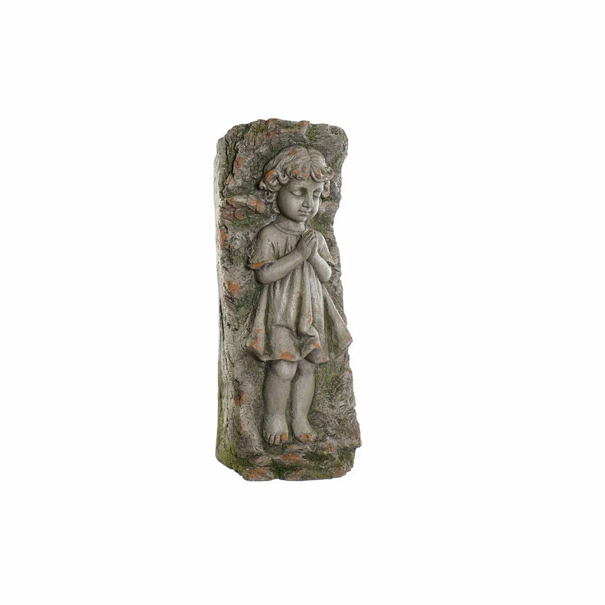 Planter Dkd Home Decor Fibreglass Grey Angel (29 X 22 X 74 Cm) 1
