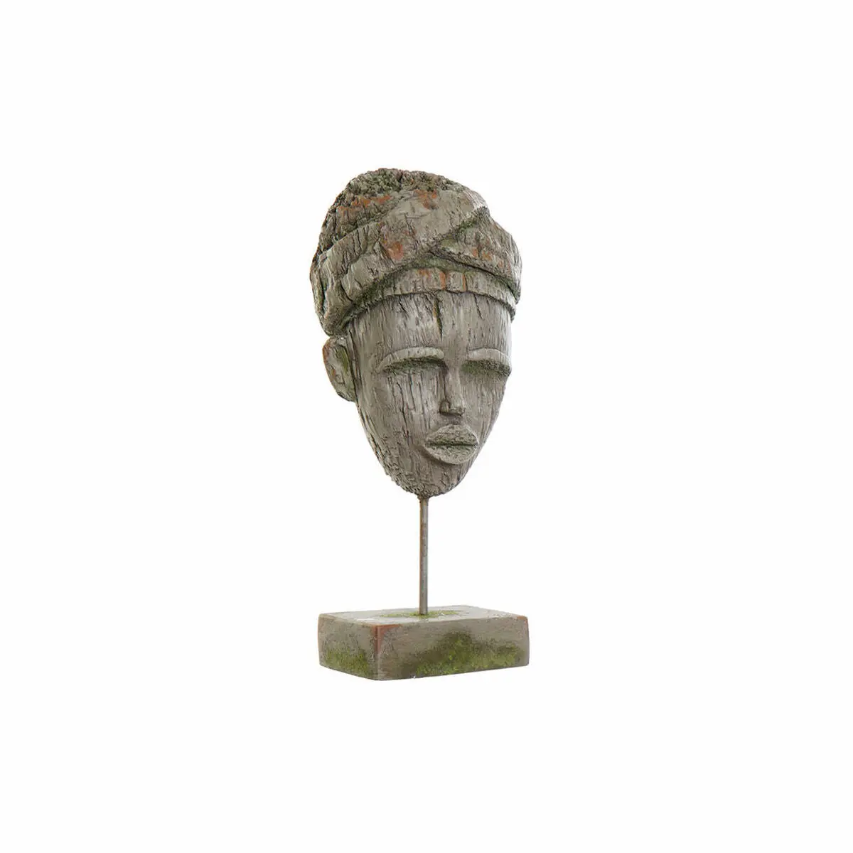 Decorative Figure Dkd Home Decor 24 X 15 X 58 Cm Grey Colonial African Woman 1