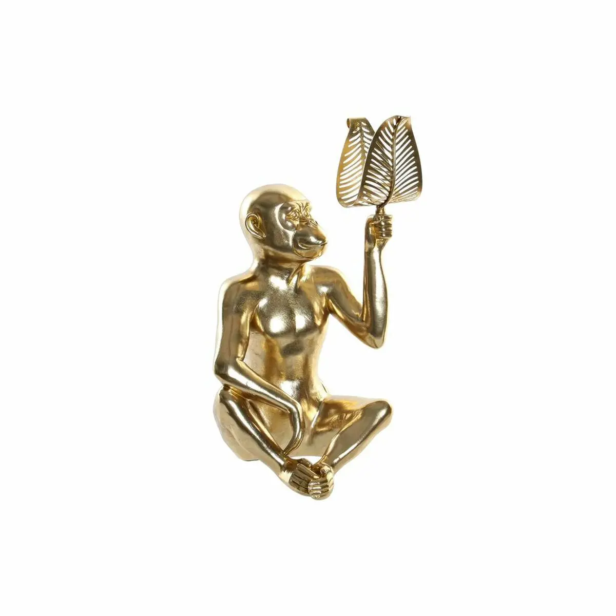 Decorative Figure Dkd Home Decor Golden Resin Monkey (27 X 25 X 43.5 Cm) 1