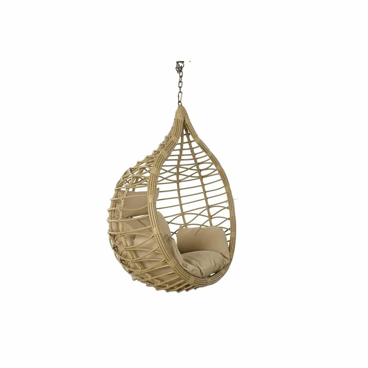 Hanging Garden Armchair Dkd Home Decor Brown Beige Light Brown Aluminium Synthetic Rattan 90 X 70 X 110 Cm 100 X 70 X 125 Cm (10 1