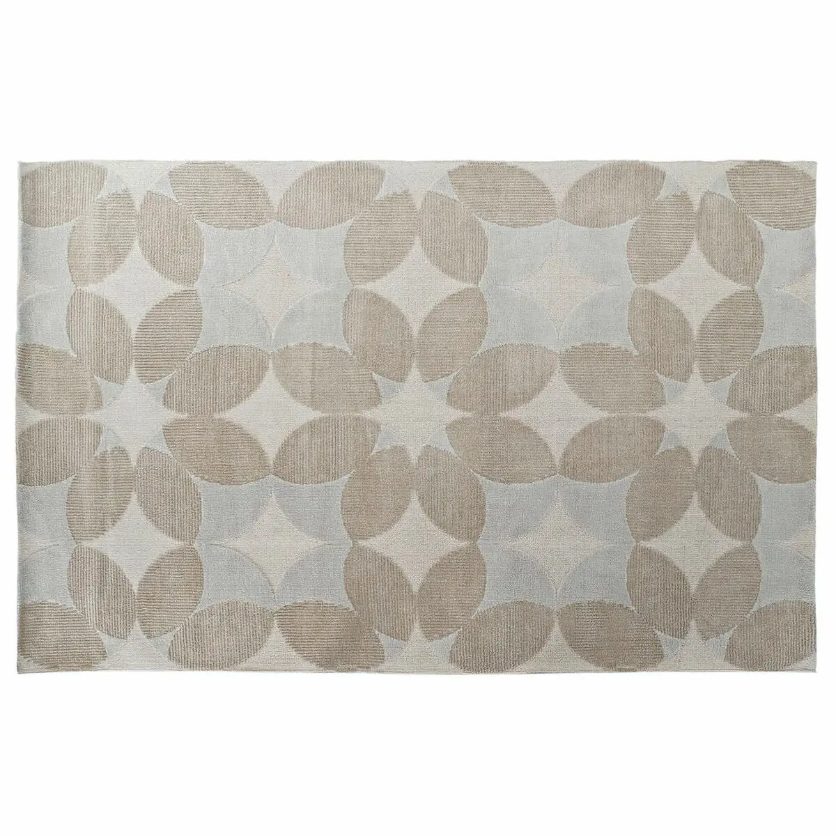 Carpet Dkd Home Decor Beige Polyester Circles (200 X 290 X 0.9 Cm) 1