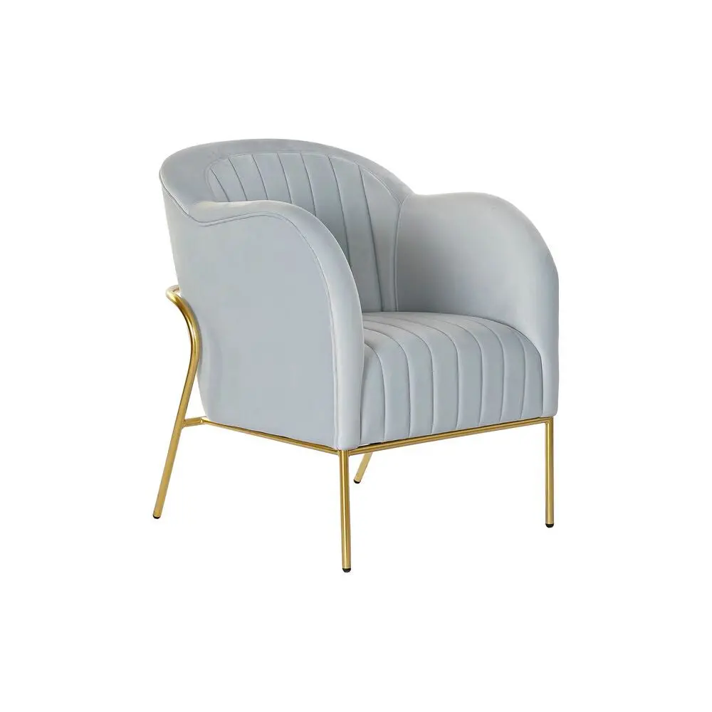 Armchair Dkd Home Decor Sky Blue Metal 62 X 75 X 85 Cm 1