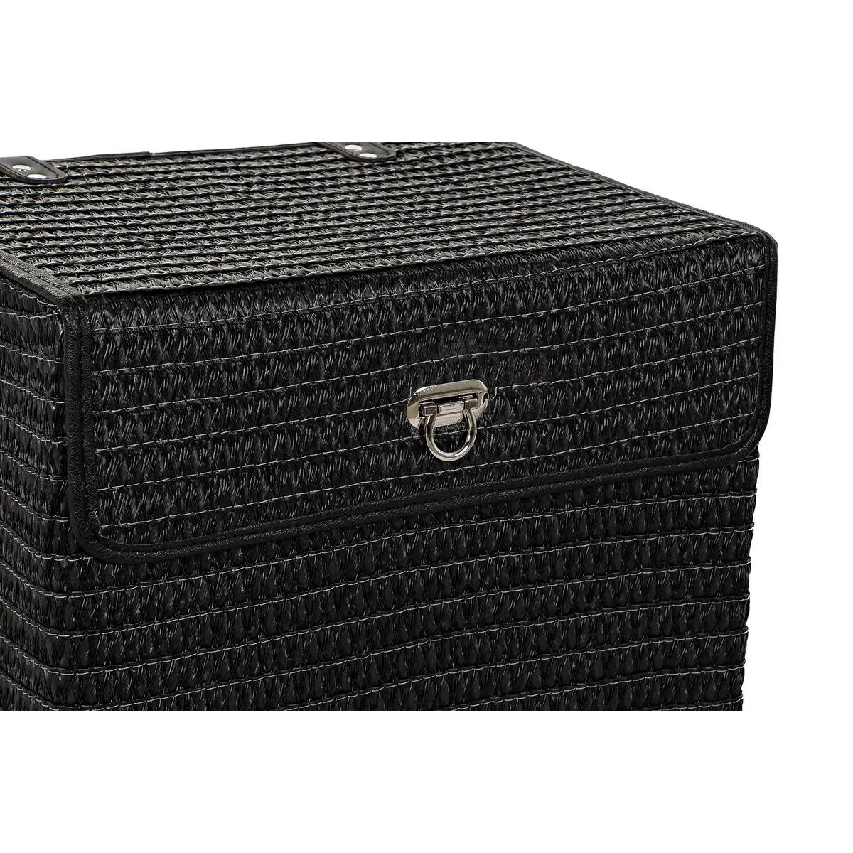 Multi-Purpose Basket Dkd Home Decor White Black Polypropylene 45 X 34 X 49 Cm 4 Kg 2