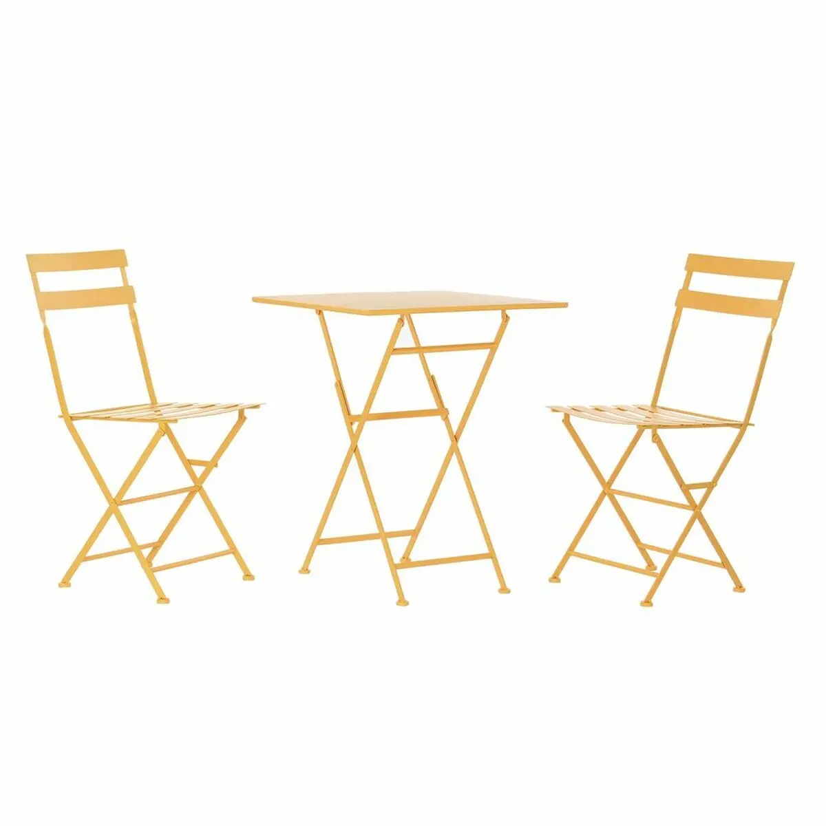 Table Set With 2 Chairs Dkd Home Decor 87 Cm 60 X 60 X 75 Cm 1