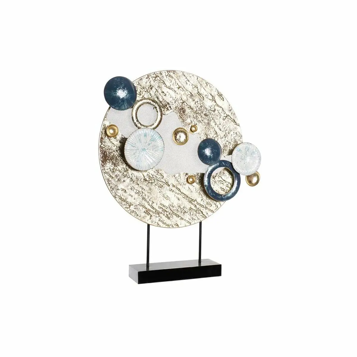 Decorative Figure Dkd Home Decor Blue Golden Metal White (52 X 8,3 X 61 Cm) 1