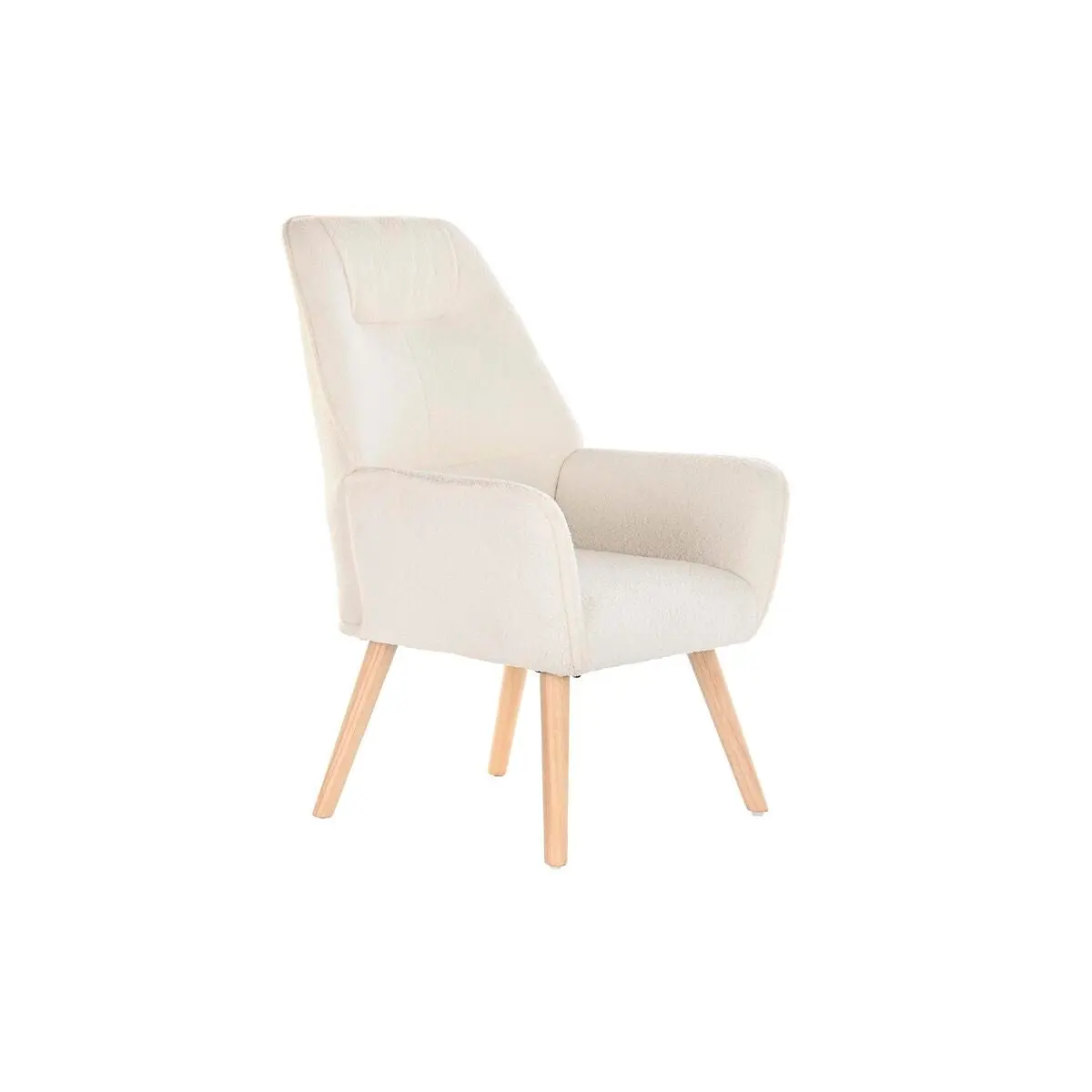 Armchair Dkd Home Decor Cream Natural 65 X 75 X 96 Cm 1