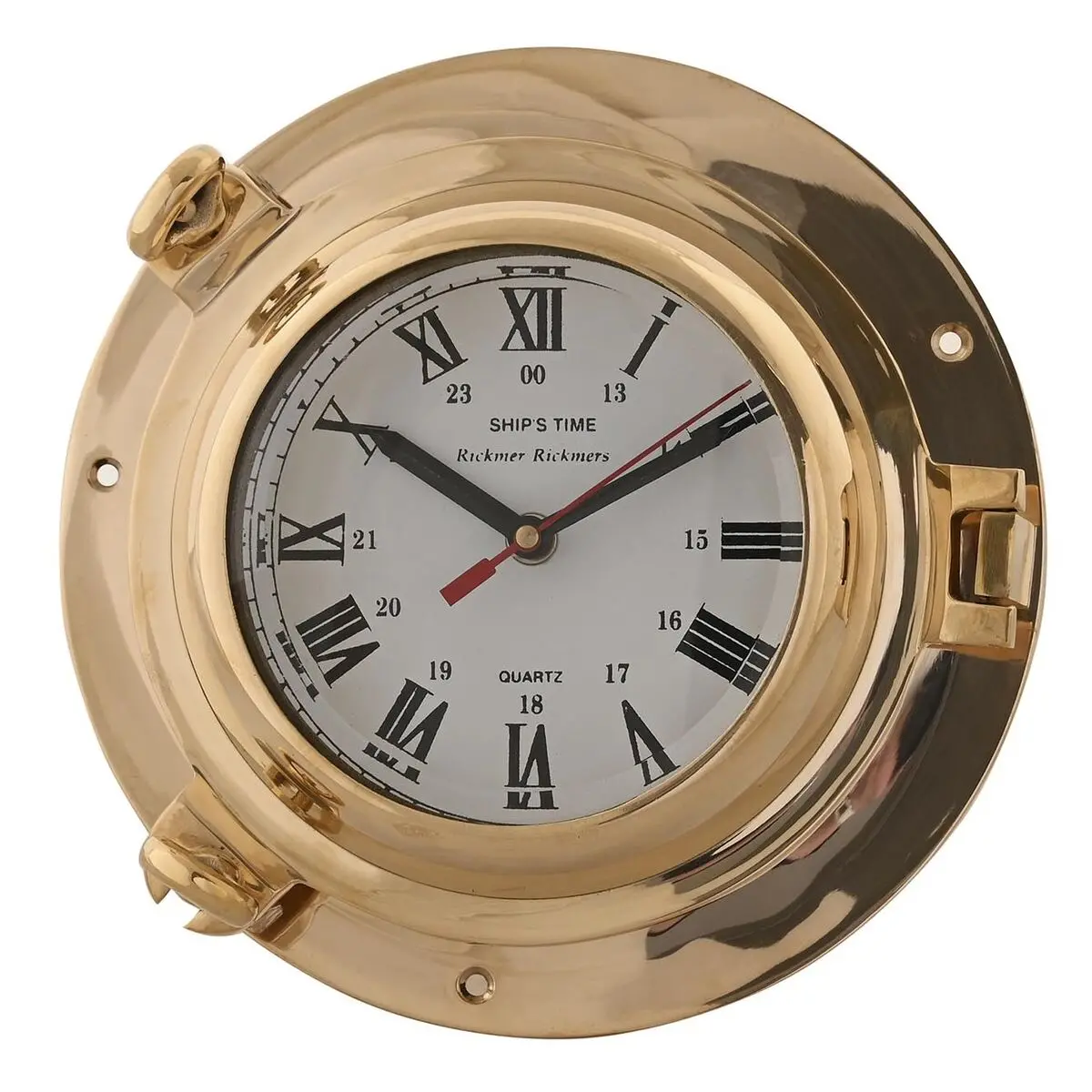 Wall Clock Dkd Home Decor Crystal Golden Vintage Brass (23 X 7 X 23 Cm) 1