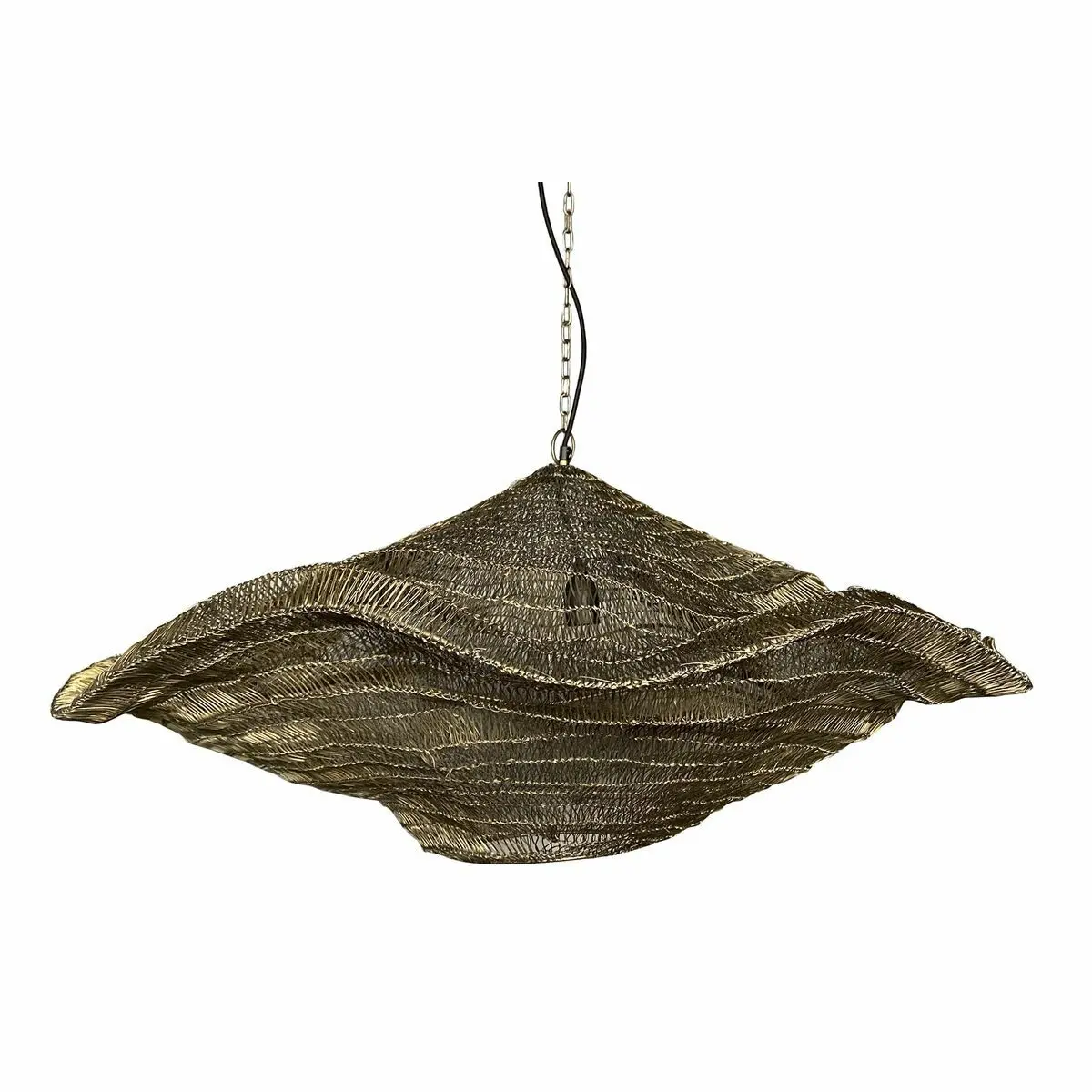Ceiling Light Dkd Home Decor Golden Iron 50 W 90 X 90 X 37 Cm 1