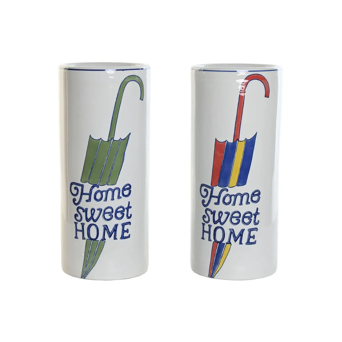Umbrella Stand Dkd Home Decor Multicolour Urban 19 X 19 X 44 Cm 19 X 19 X 45 Cm (2 Units) 1