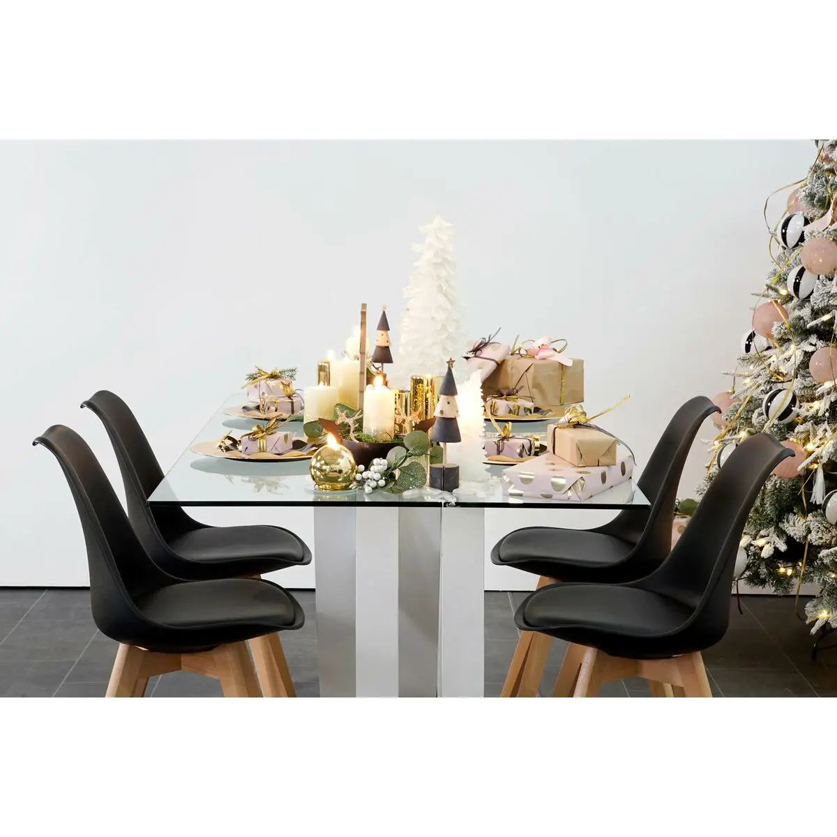 Chair Dkd Home Decor Black 48 X 55 X 83 Cm 2