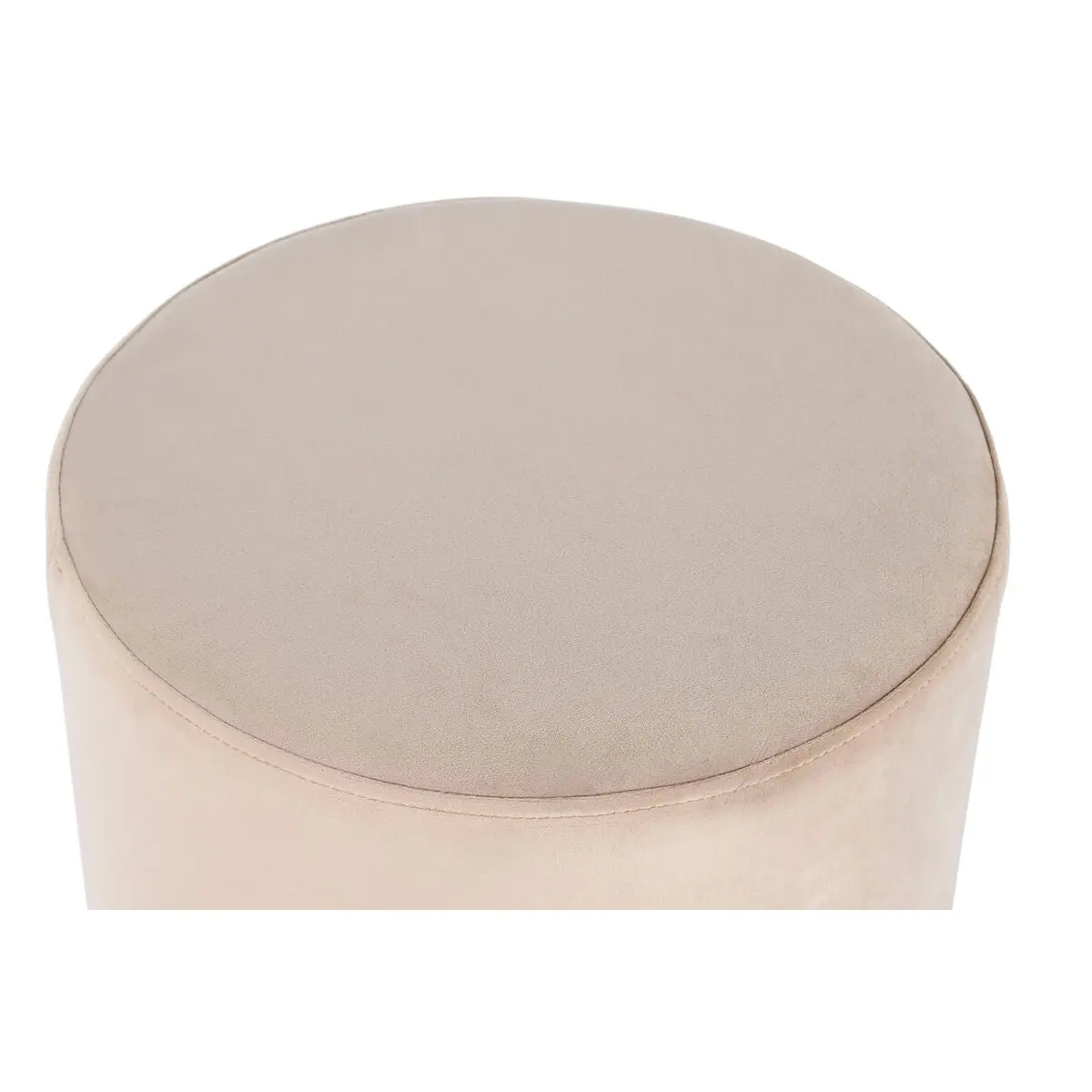Footrest Dkd Home Decor Beige Burgundy Velvet 40 X 40 X 42 Cm (2 Units) 2