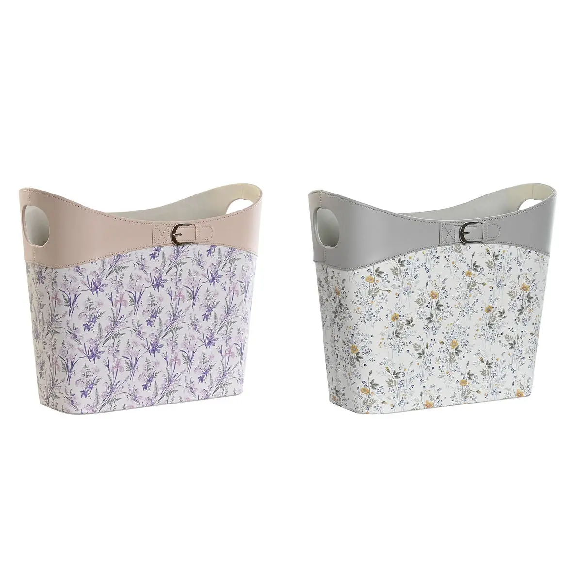 Magazine Rack Dkd Home Decor White Grey Lilac Light Pink Polyurethane 39 X 21 X 34 Cm (2 Units) 1