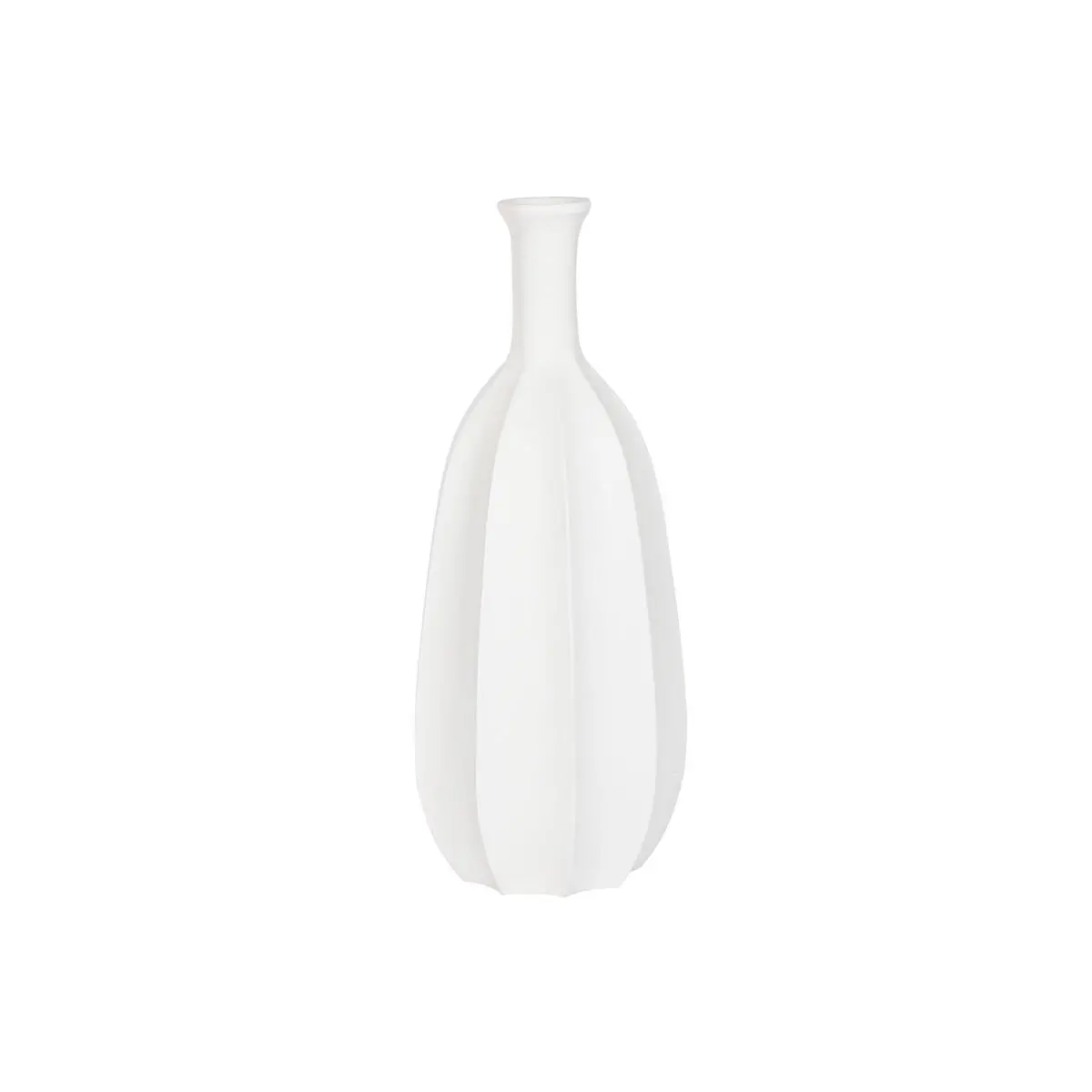 Vase Home Esprit White Fibreglass 30 X 30 X 80 Cm 1