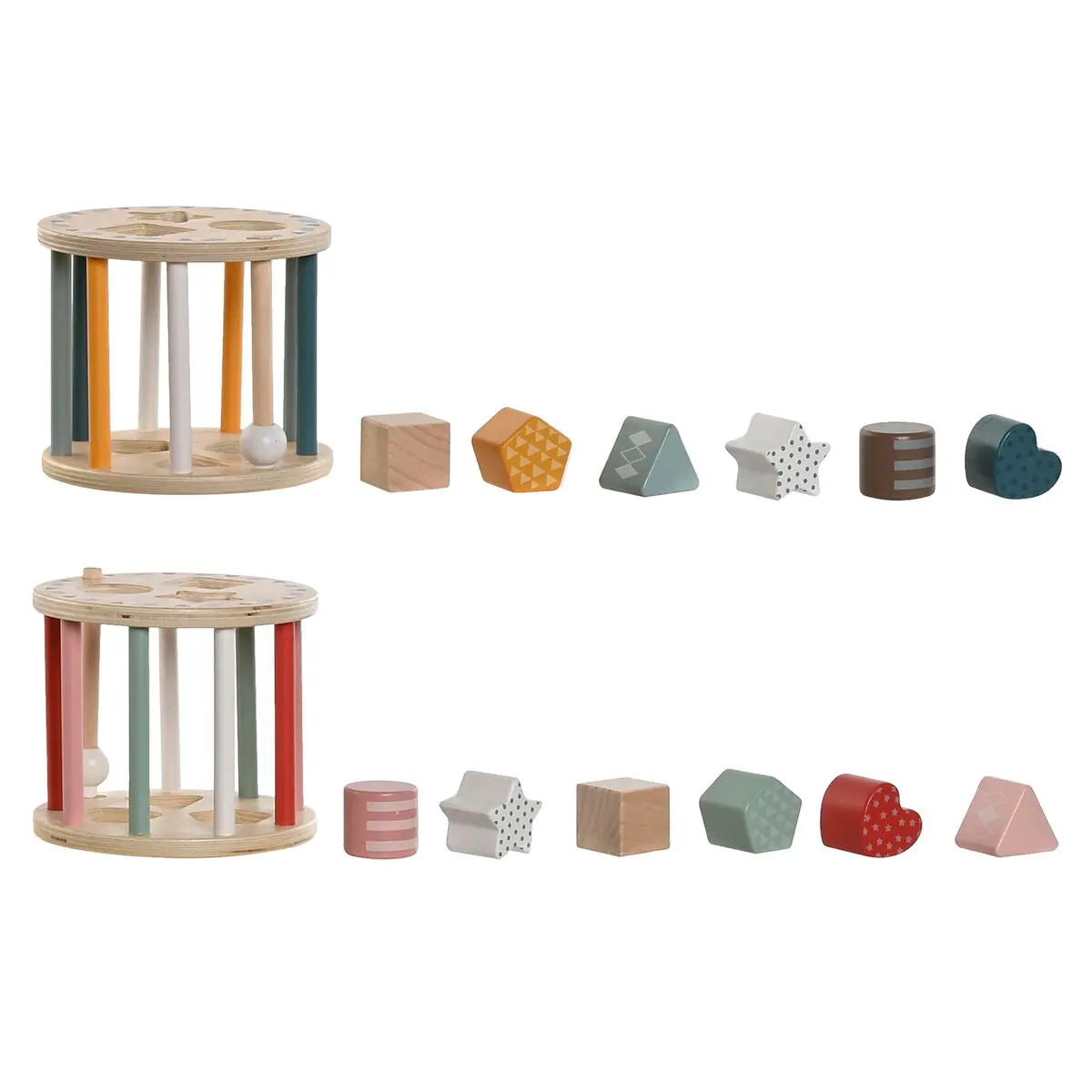 Educational Game Home Esprit 13 X 13 X 11 Cm (2 Units) 1