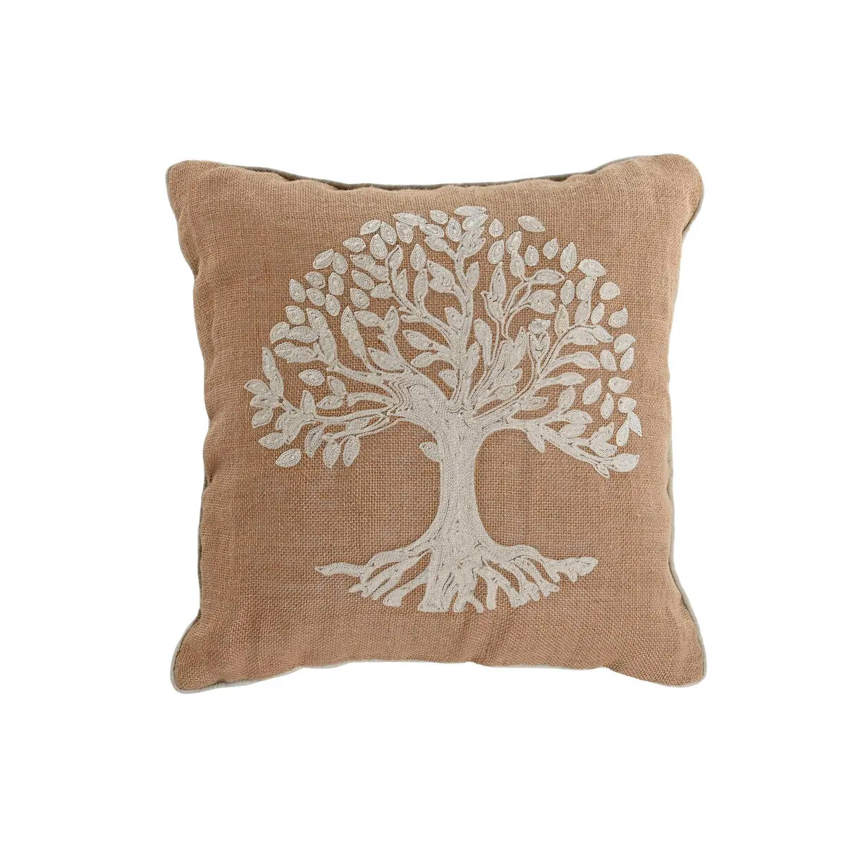 Cushion Home Esprit White Brown Tree Romantic 45 X 15 X 45 Cm (2 Units) 1