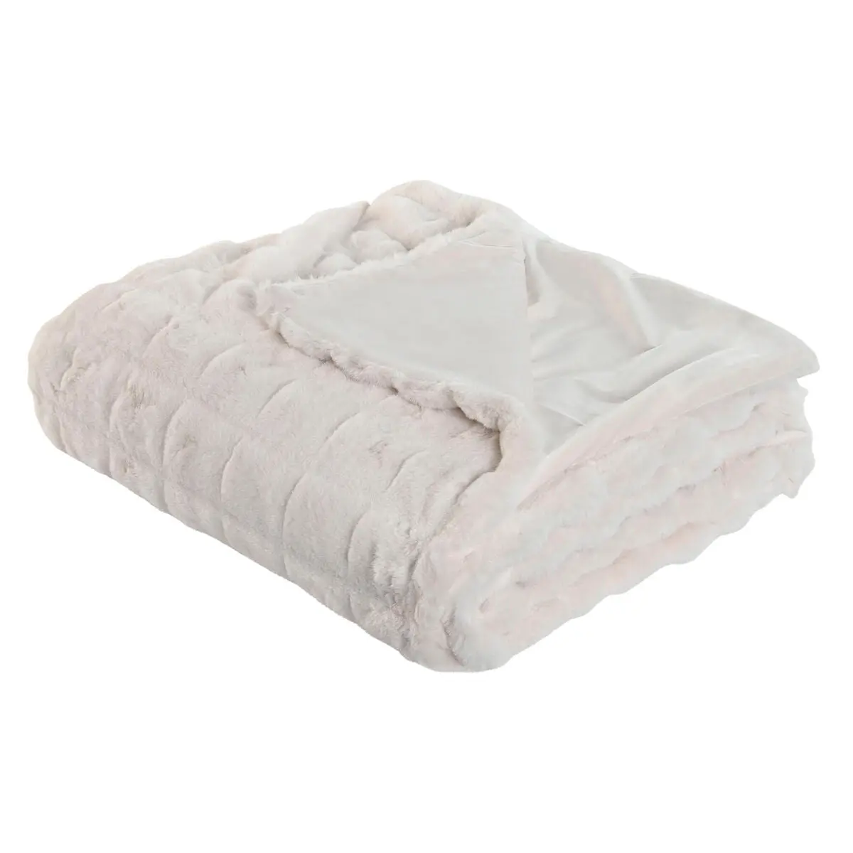 Blanket Home Esprit Beige 220 X 240 X 1 Cm 1