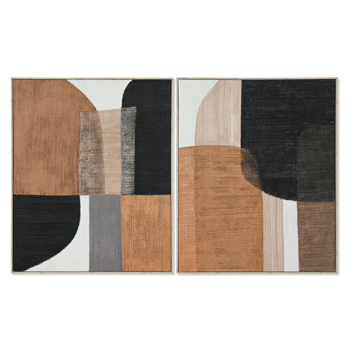 Painting Home Esprit Jute Polystyrene 82 X 4,5 X 102 Cm (2 Units) 1