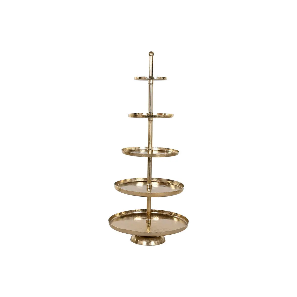 Fruit Bowl Home Esprit Golden Aluminium 65 X 65 X 148 Cm 1