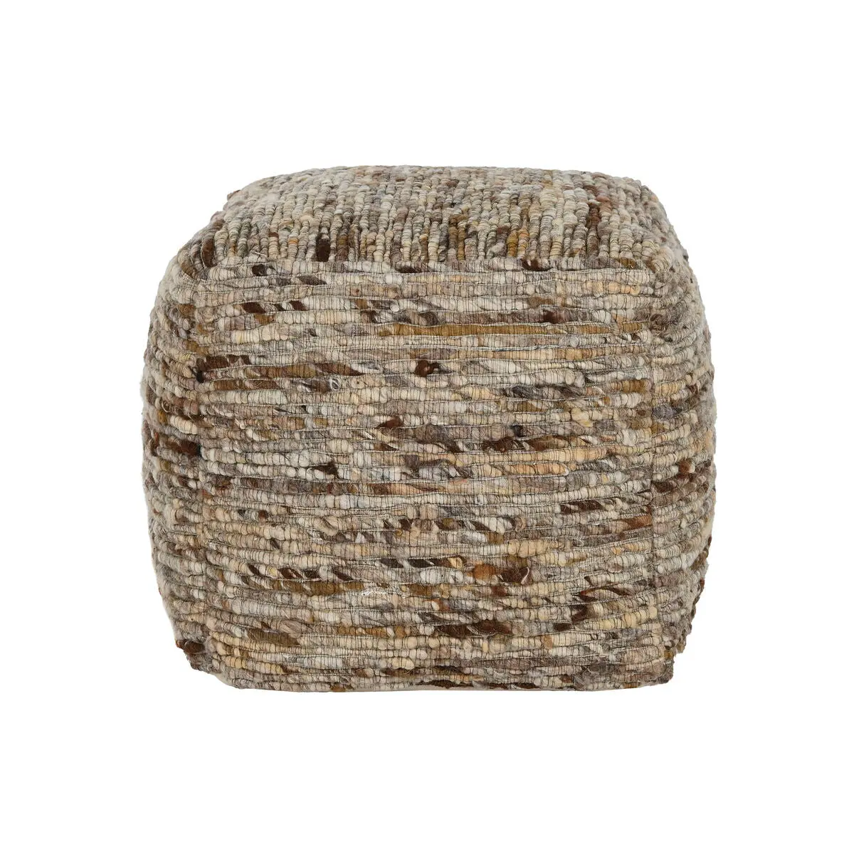 Footrest Home Esprit Brown 45 X 45 X 45 Cm 1