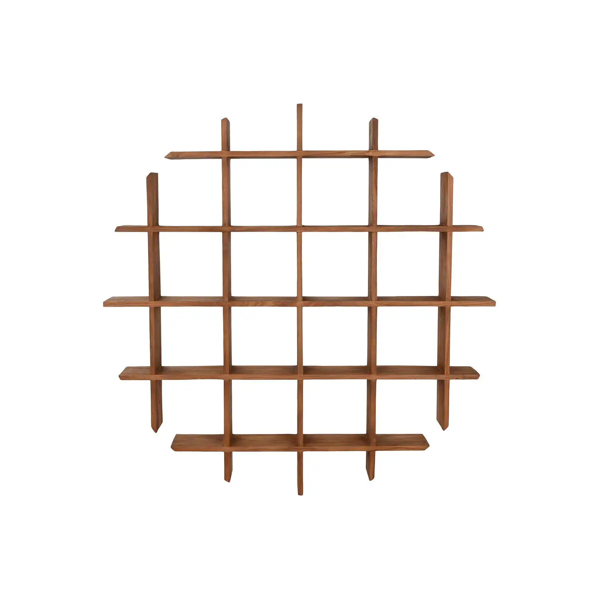 Shelves Home Esprit Teak 120 X 15 X 120 Cm 1