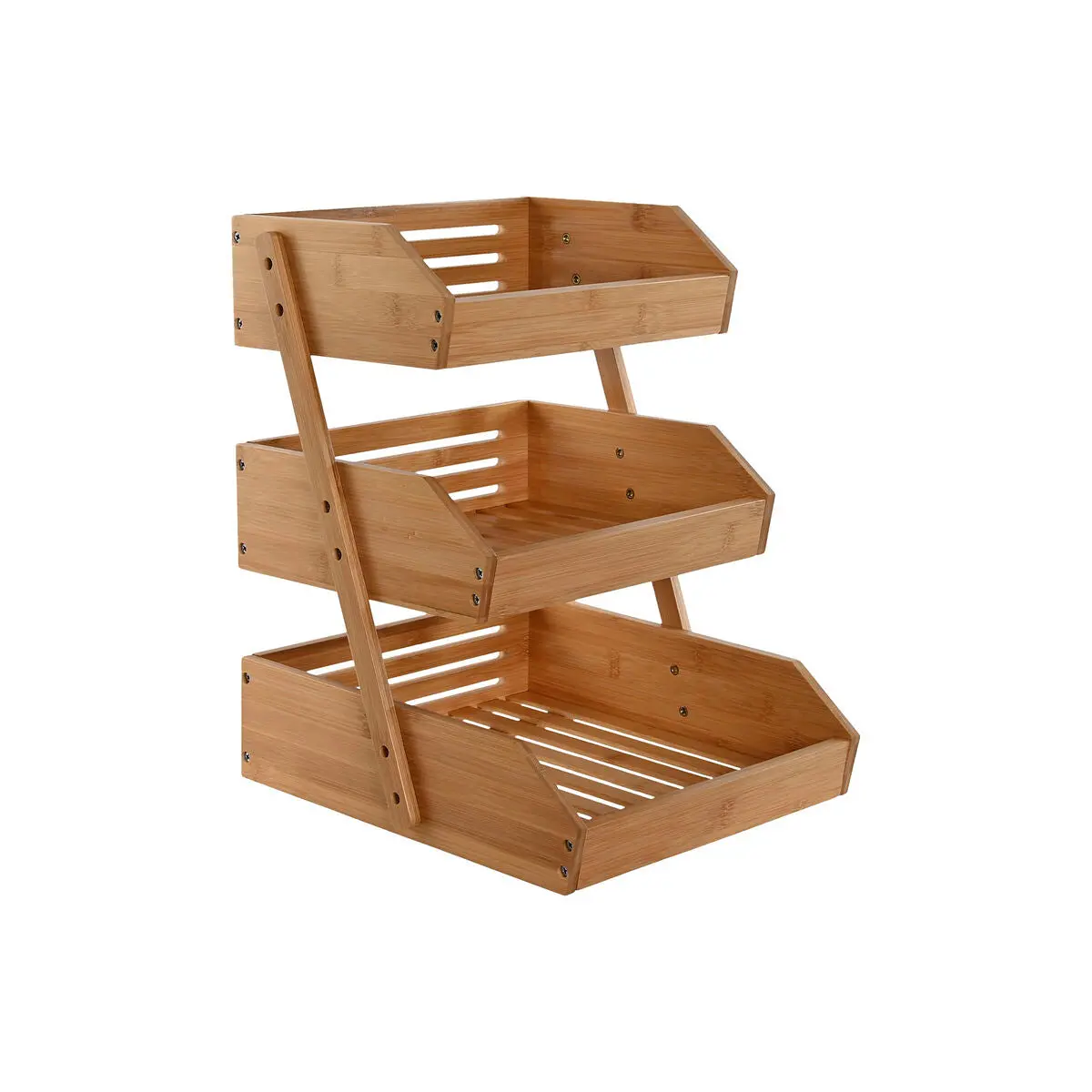 Fruit Bowl Home Esprit Natural Bamboo 30 X 33 X 41 Cm 1