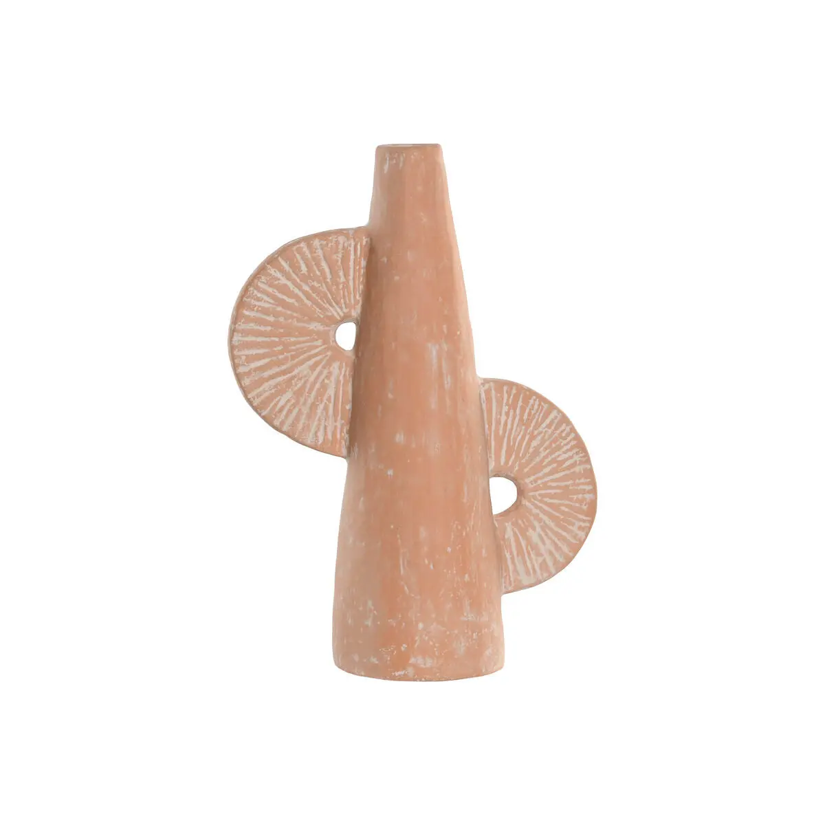 Vase Home Esprit Light Brown Terracotta Natural 24 X 12 X 36 Cm 1