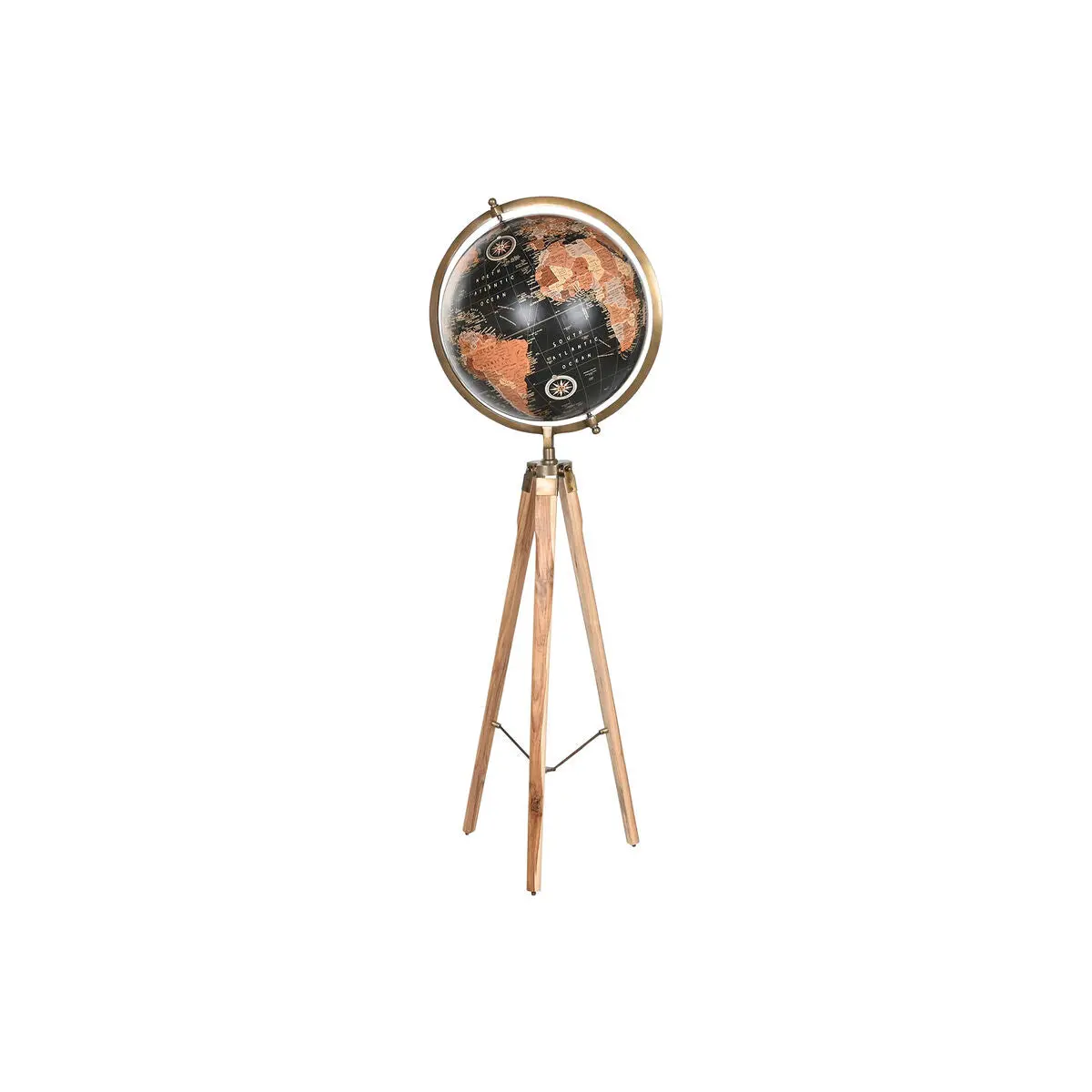 Globe Home Esprit Brown Tripod Vintage 45 X 45 X 123 Cm 1