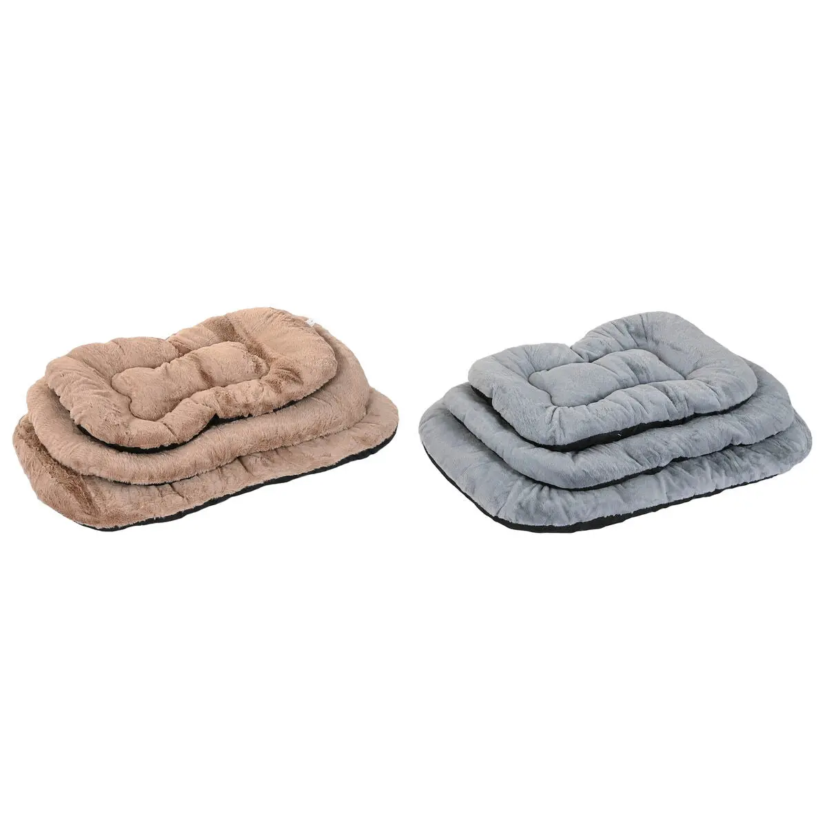 Pet Bed Home Esprit Brown Grey Camel Light Grey Dark Grey 90 X 63 X 10 Cm 2 Units 1