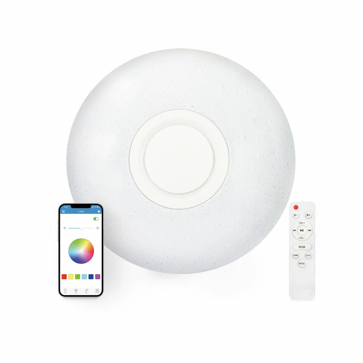 Led Flush-Fitting Ceiling Light Ksix Rainbow 30W 1