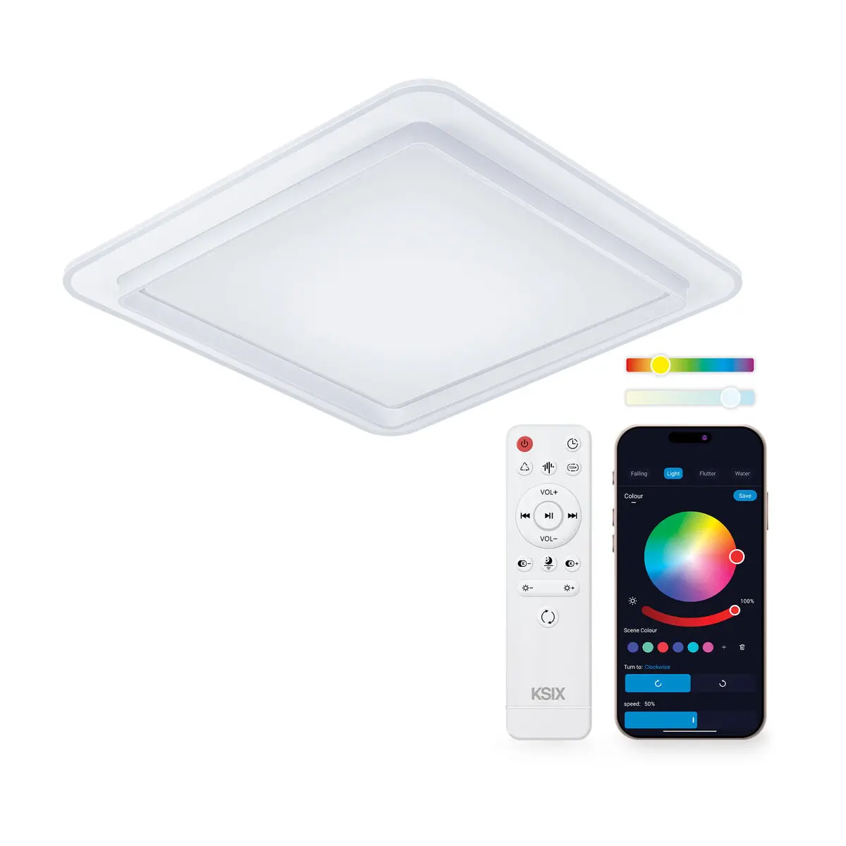 Led Flush-Fitting Ceiling Light Ksix Celeste (3000K - 6500K) 1