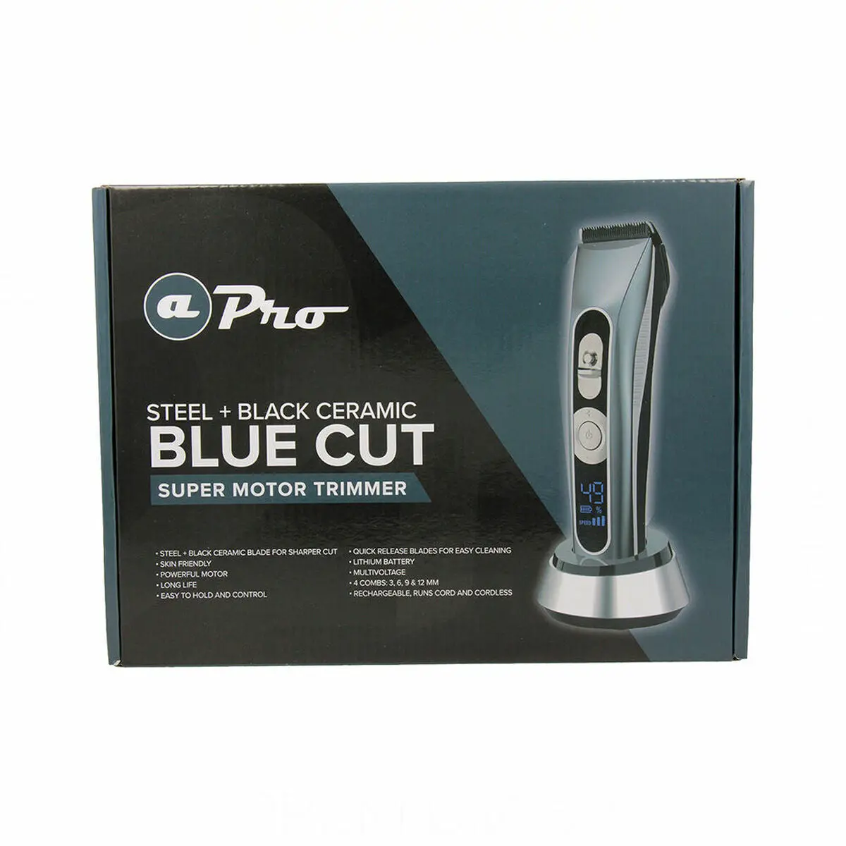 Hair Clippers/Shaver Albi Pro Blue Cut 10W 1