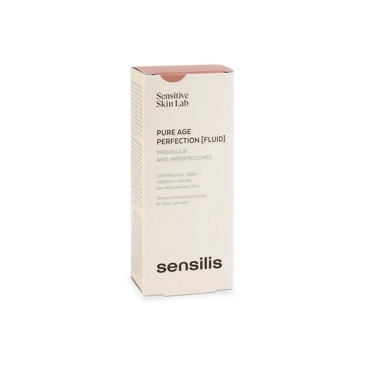 Crème Make-Up Base Sensilis Pure Age Perfection Nº 05-Peche Rose 30 Ml Anti-Imperfections 2