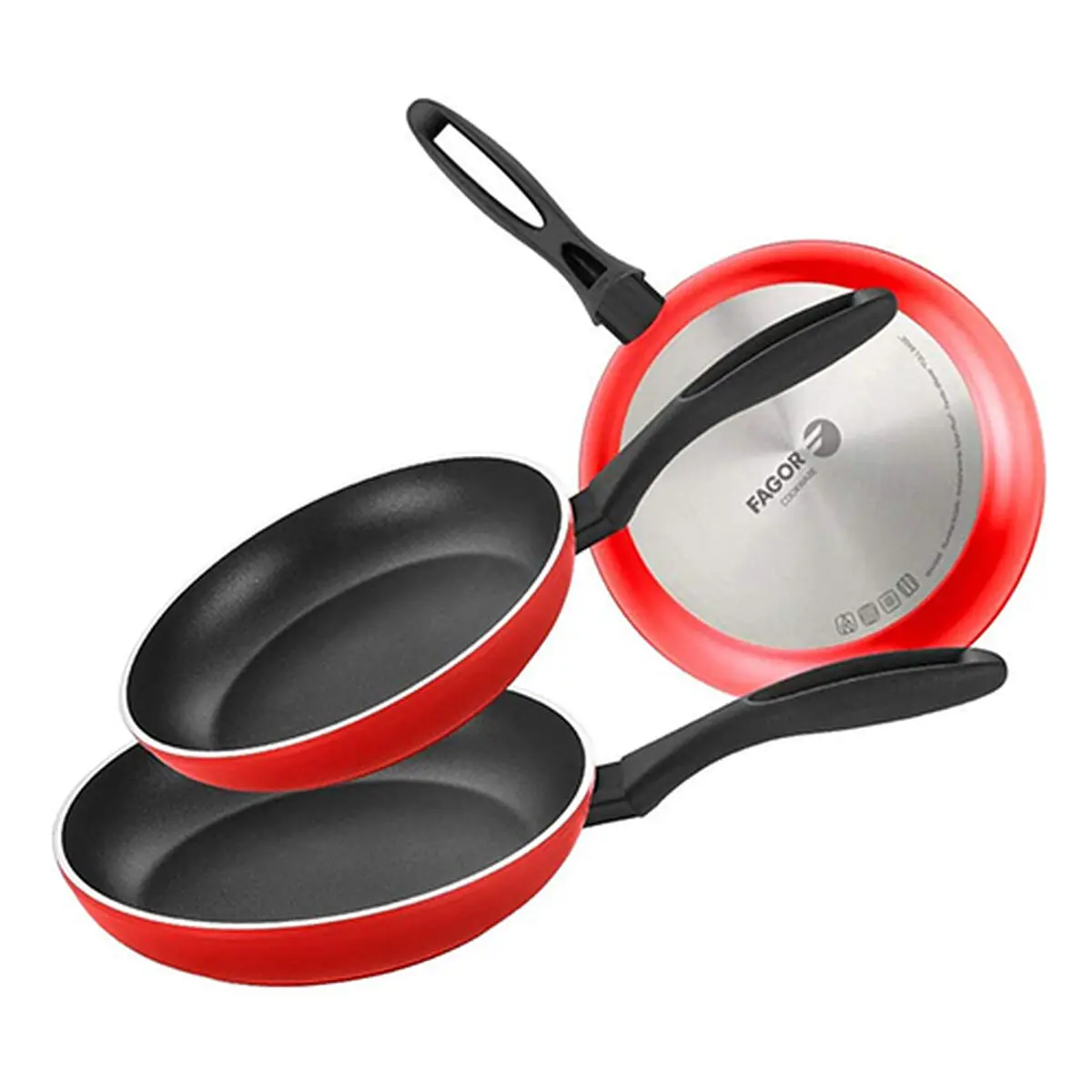 Set Of Pans Fagor Aluminium Bakelite 1