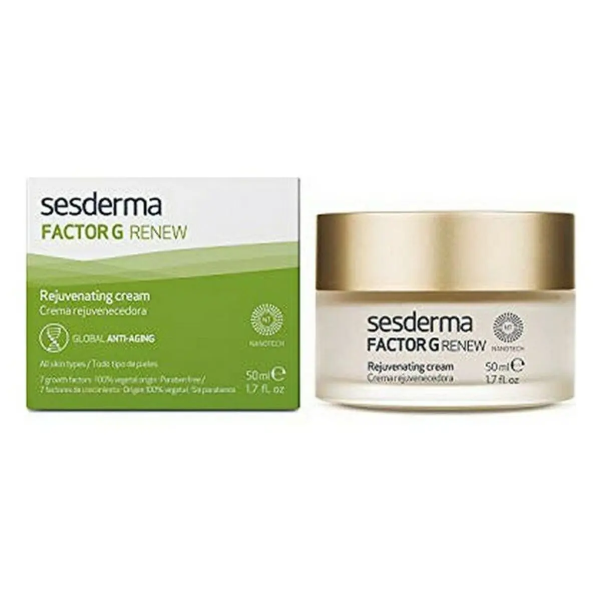 Anti-Ageing Cream Sesderma Factor G Renew 50 Ml 1