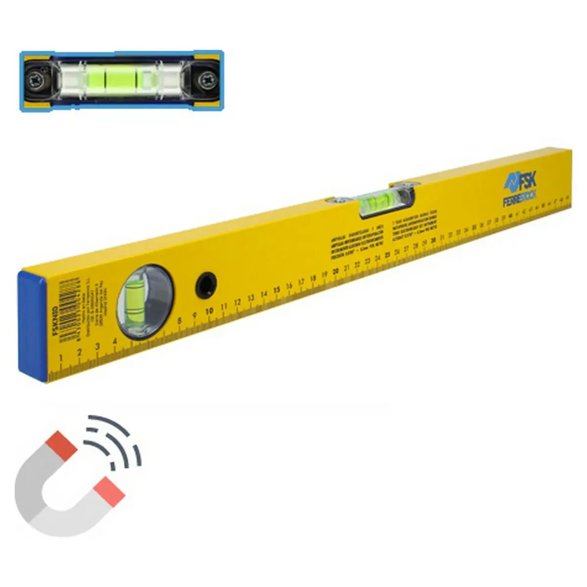 Spirit Level Ferrestock Aluminium 80 Cm 1