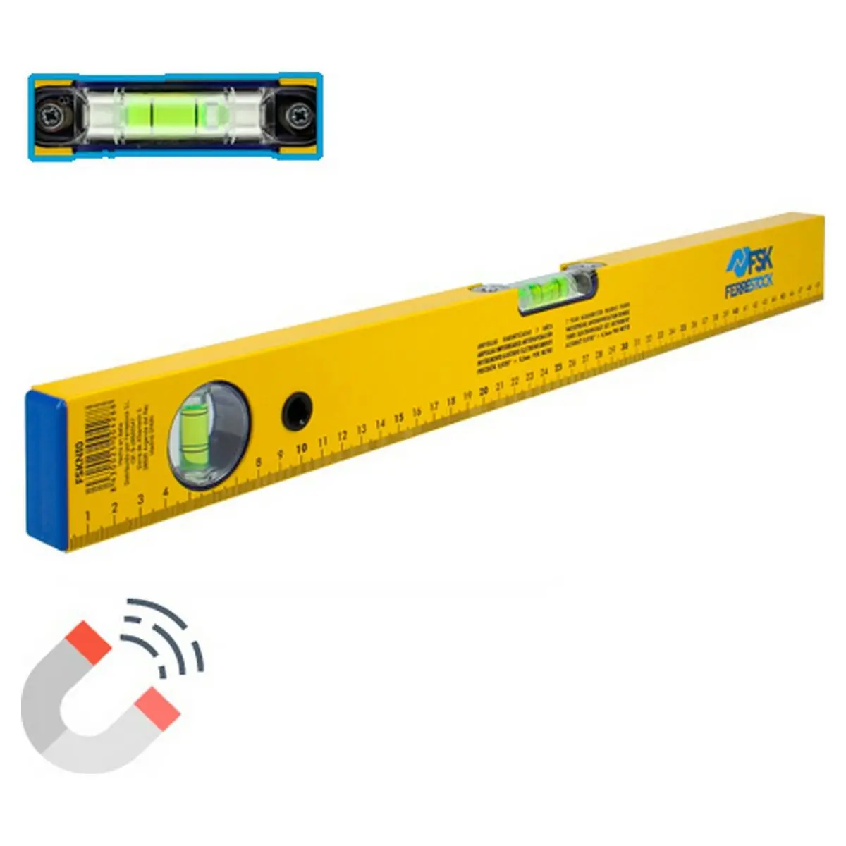 Spirit Level Ferrestock Aluminium 100 Cm 1