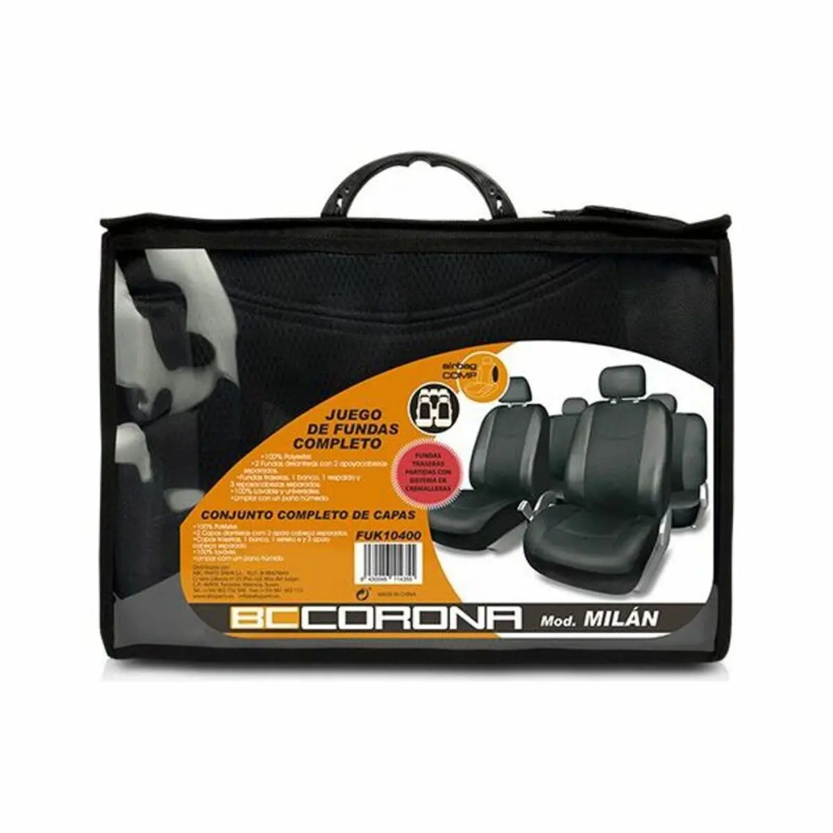 Car Seat Covers Bc Corona Black (11 Pcs) 1