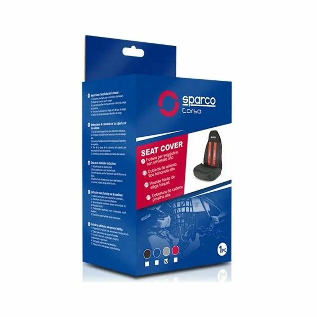 Seat Cover Sparco Spc1020gr Universal 1