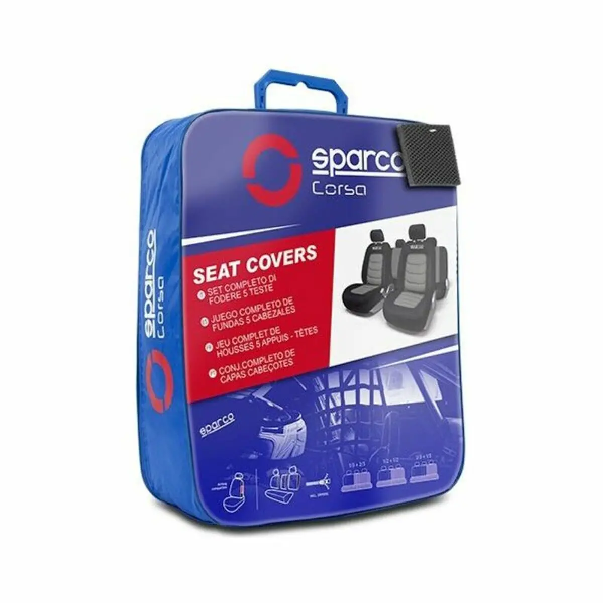 Car Seat Covers Sparco S-Line Universal (11 Pcs) 1