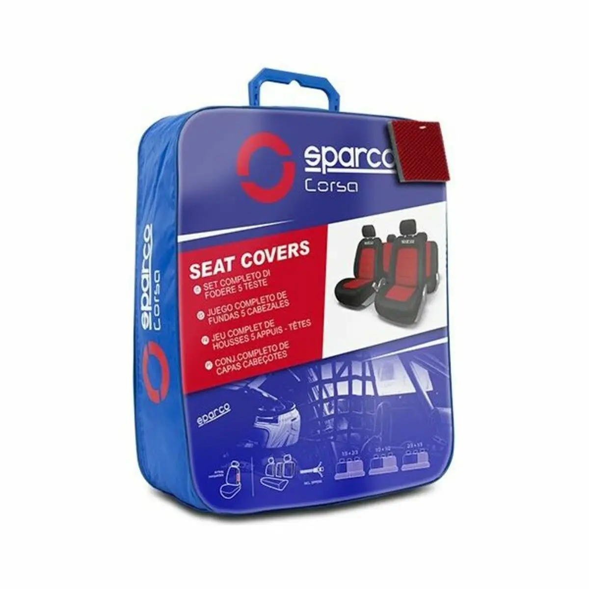 Car Seat Covers Sparco S-Line Universal (11 Pcs) 1