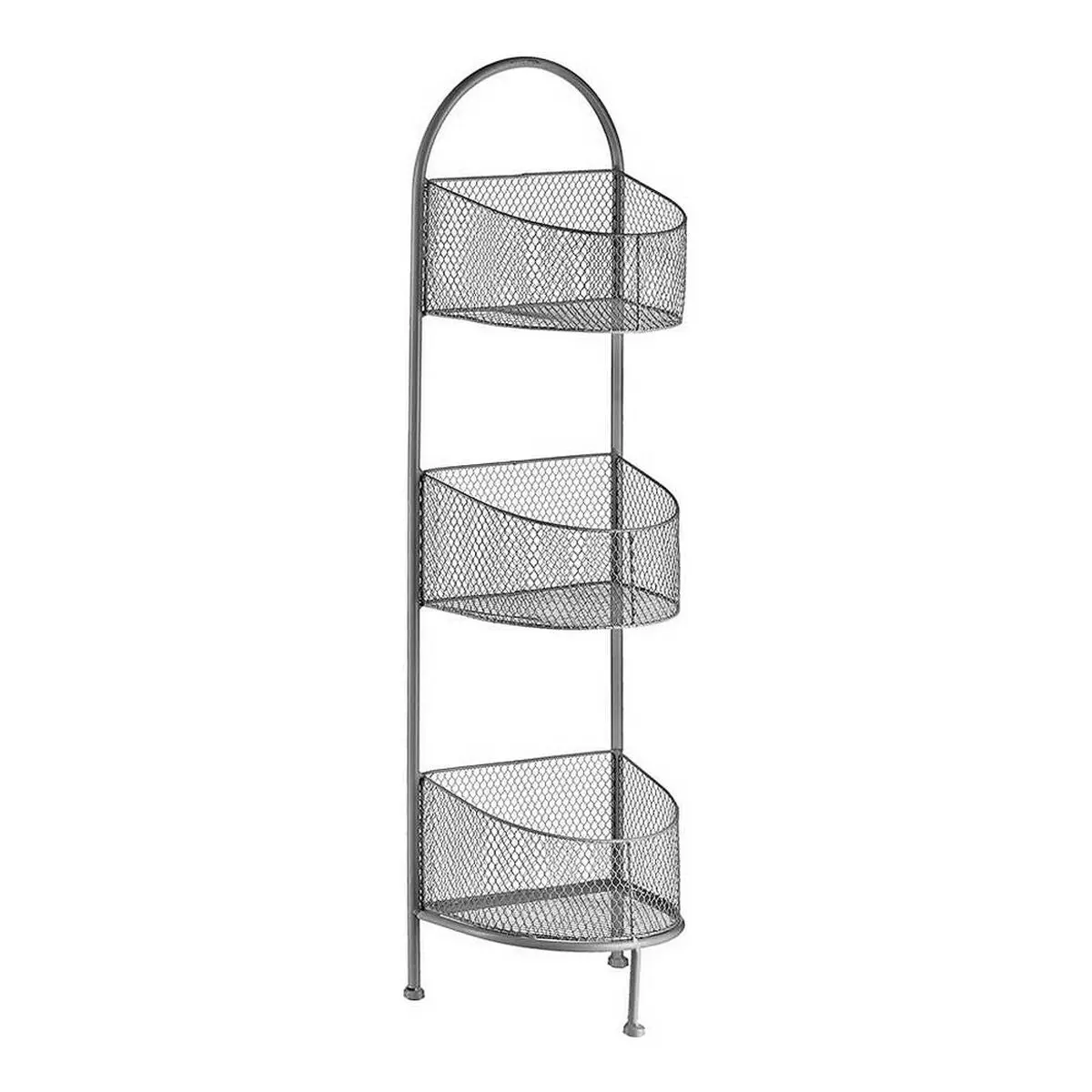 Shelves Gift Decor Silver Metal 21,2 X 97 X 28,5 Cm 1