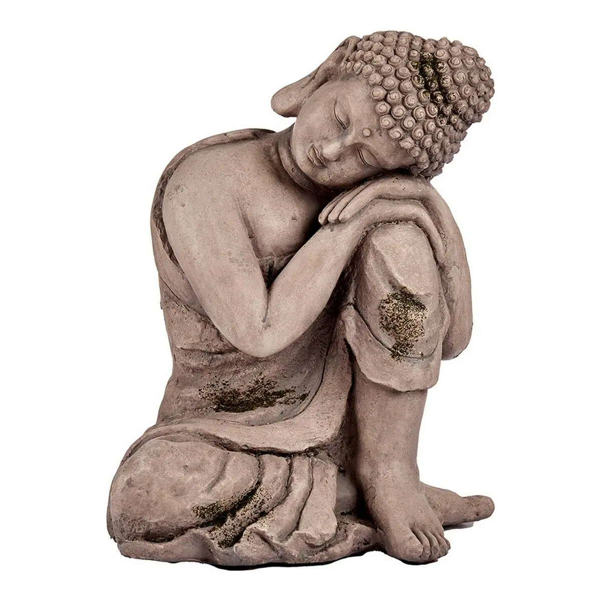 Decorative Garden Figure Ibergarden Cc20446 Grey Polyresin 28,5 X 43,5 X 37 Cm Buddha 1