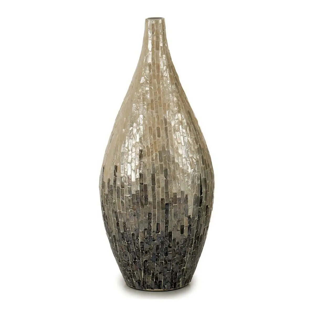 Vase Gift Decor Big-S3603671 Grey Mother Of Pearl Particleboard 1