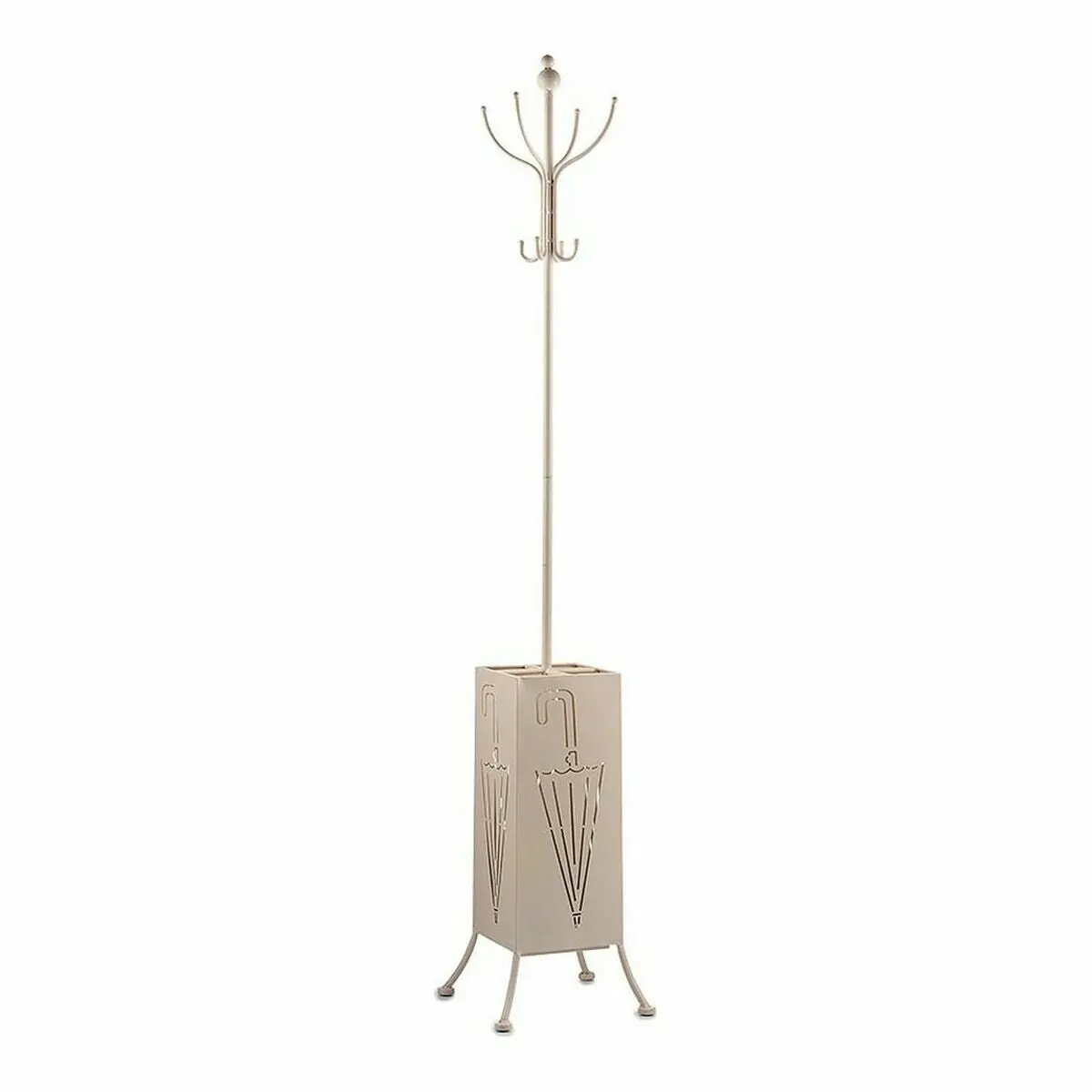 Coat Rack Gift Decor Cream Metal (Refurbished D) 1